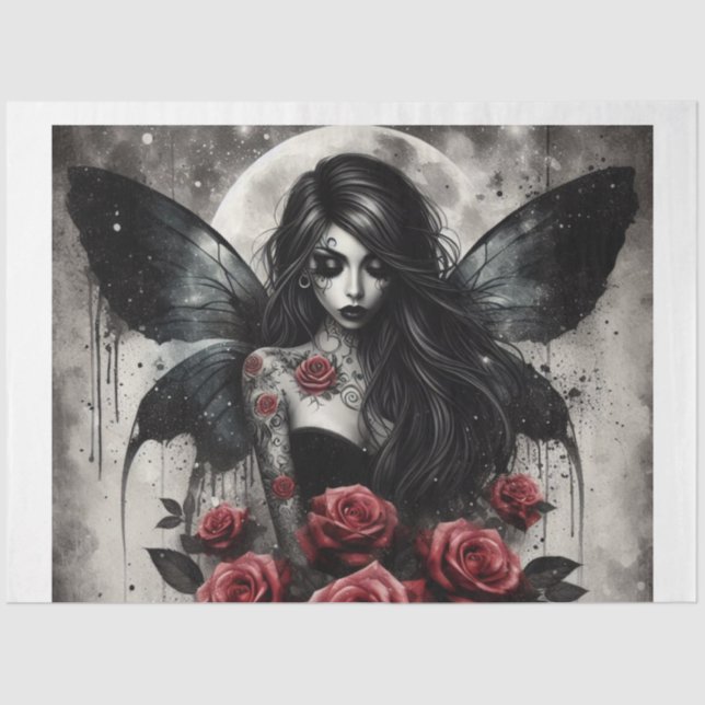 Goth Fairy Tissue Paper (Front)