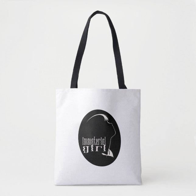 Goth Girl Aesthetic Material Girl Dead Ghost Girl Tote Bag (Front)