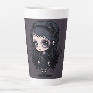 Goth Girl Latte Mug