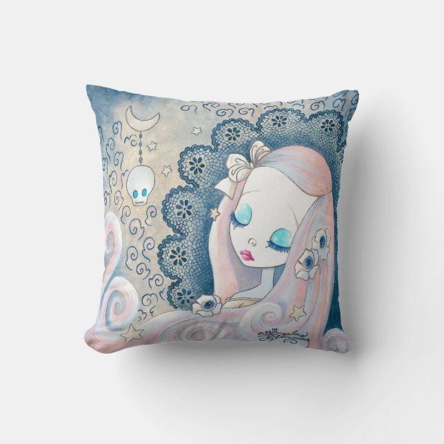 Goth Girl: "Leila" Cushion (Front)