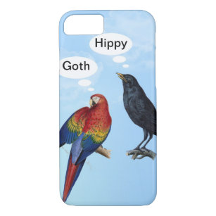 Goth Hippy Funny iPhone 7 case