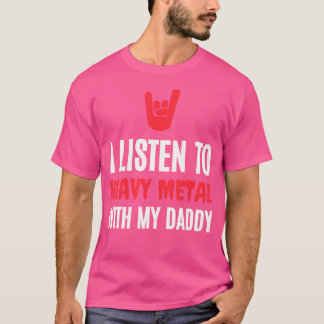 Goth Kids Clothes I Listen To Heavy Metal With My T-Shirt