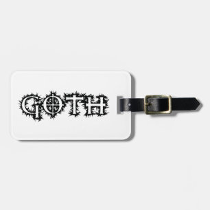 Goth Luggage Tag