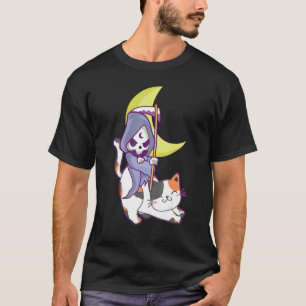 Goth Moon Phase Cat Moon Phase Cat T-Shirt