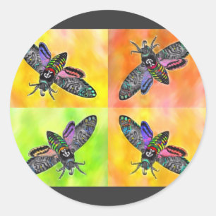 Goth Moth 4 sticker