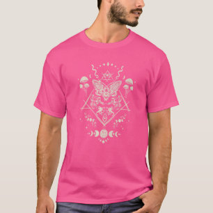 Goth Moth Goblincore Cottagecore Mushroom Witchy M T-Shirt