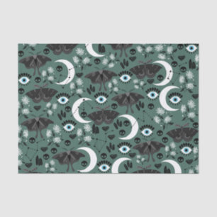 Goth Moths Tissue Paper