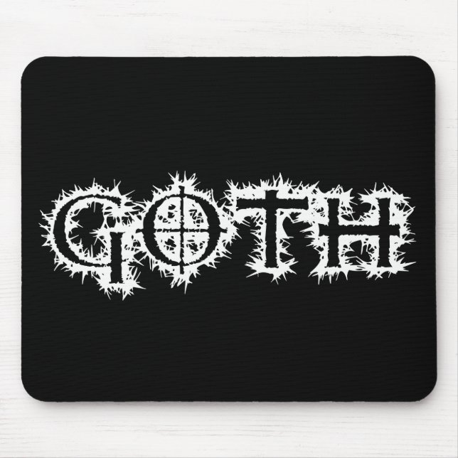 Goth Mouse Pad (Front)