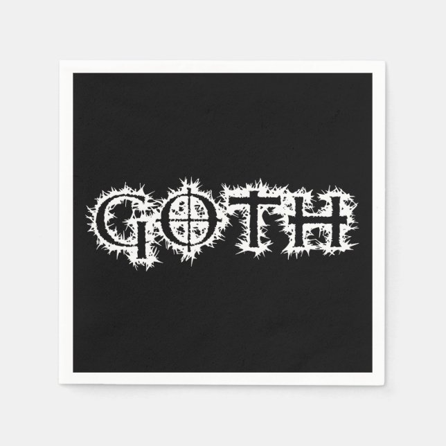 Goth Napkin (Front)