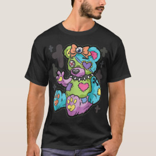 Goth Pastel Teddy Bear Gothic Kawaii Voodoo Plush  T-Shirt