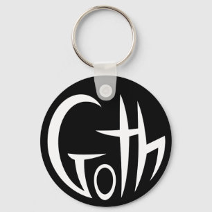 Goth (Pointed Lettering) Key Ring