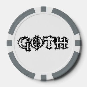 Goth Poker Chips