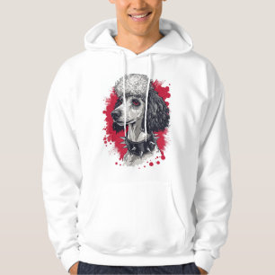 Goth Poodle � Dark Aesthetic Dog Hoodie