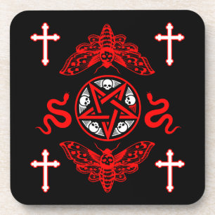 Goth Post Punk Fashion Coaster