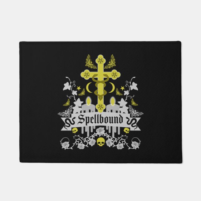 Goth Post Punk Fashion Doormat (Front)