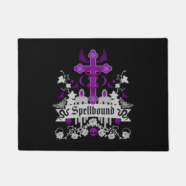 Goth Post Punk Fashion Doormat (Front)