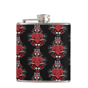 Goth Post Punk Fashion Hip Flask