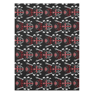 Goth Post Punk Fashion Tablecloth