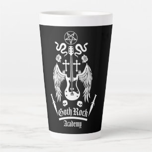 Goth Post Punk Rock Latte Mug