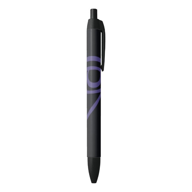 GOTH PRIDE FLAG BLACK INK PEN (Bottom (Vertical))
