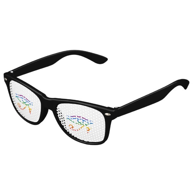Goth Pride Kids Sunglasses (Angled)