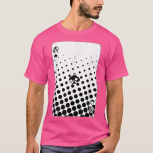 Goth Punk Ace Of Spades Card Shark Gambler Skeleto T-Shirt