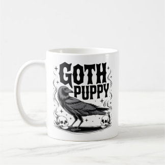 Goth Puppy Coffee Mug