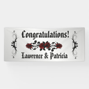 Goth Red Rose Banner