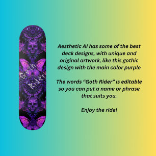 Goth Rider  Skateboard