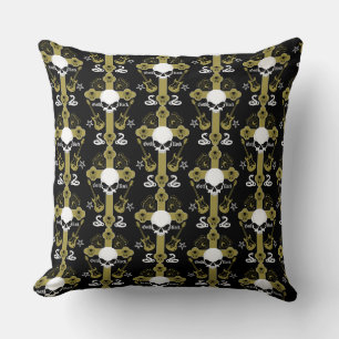 Goth Rock Fashion Cushion