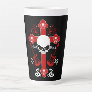 Goth Rock Fashion Latte Mug