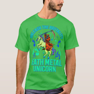 Goth Rock Satan Unicorn Festivals Death Metal 8 T-Shirt
