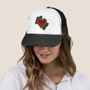Goth Roses Heart Mum Tattoo Trucker Hat