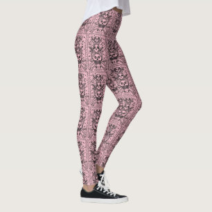 GOTH SEE NO EVIL CEMETERY SKELETON LEGGINGS Repeat