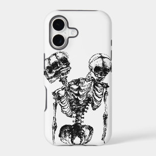 Goth Skeleton iPhone Case Dark Aesthetic