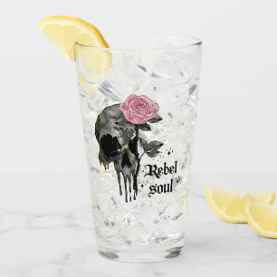 Goth Skull   Rebel Soul Glass