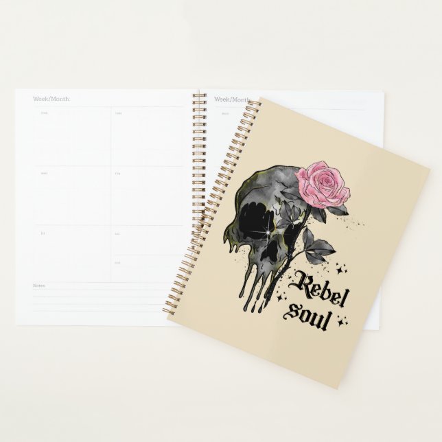 Goth Skull | Rebel Soul Planner (Display)