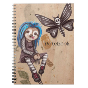 Goth Sloth Notebook