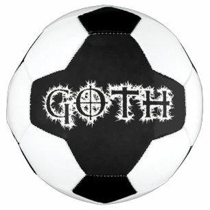 Goth Soccer Ball