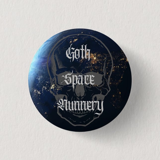 Goth Space Nunnery - Gideon IX 3 Cm Round Badge (Front)