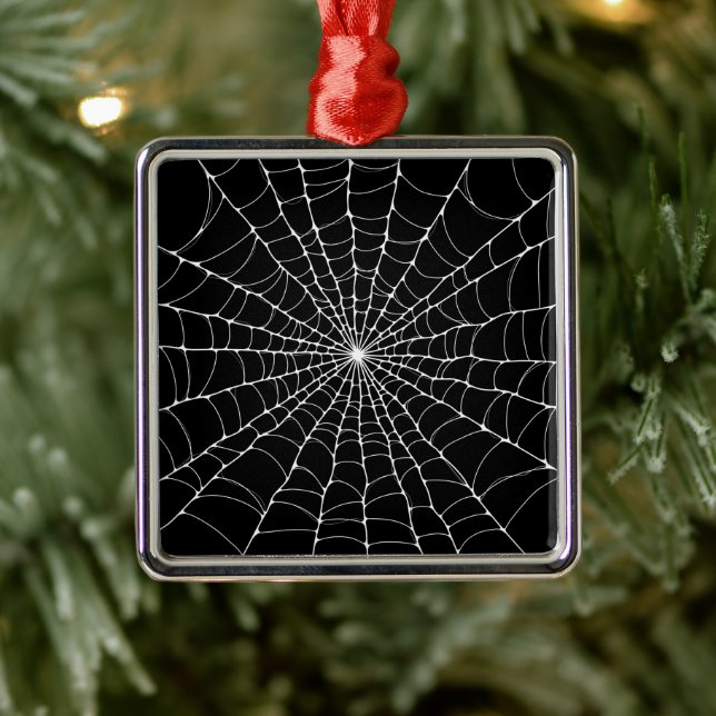 Goth Spiderweb Metal Tree Decoration (Tree)
