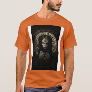 Goth Style Tarot sinister Wheel Of Fortune 4 T-Shirt