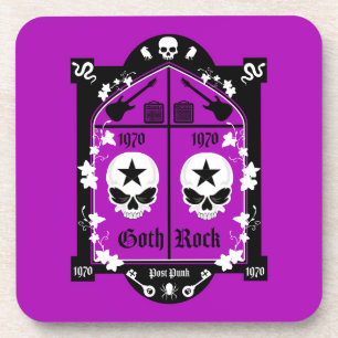 Goth Subculture Fashion Coaster