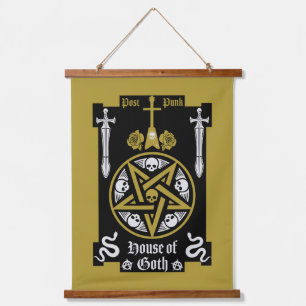 Goth Subculture Post Punk Music Hanging Tapestry