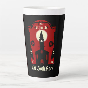 Goth Subculture Post Punk Music Latte Mug