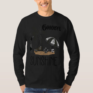 Goth Summer Aesthetic Grunge Gothic Beach Umbrella T-Shirt
