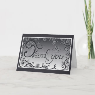 Goth Thank You Card ;-)
