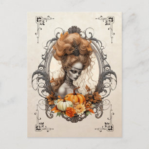 Goth Thanksgiving Postcard