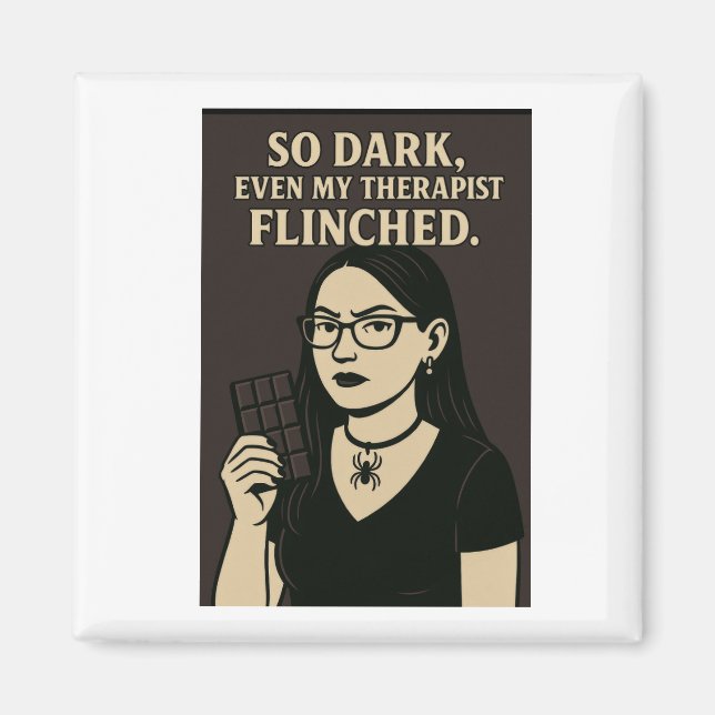 Goth Therapist Magnet  (Front)