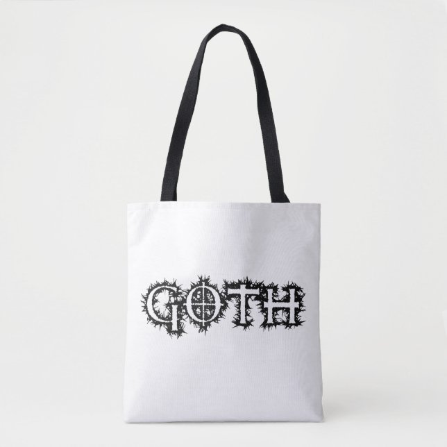 Goth Tote Bag (Front)